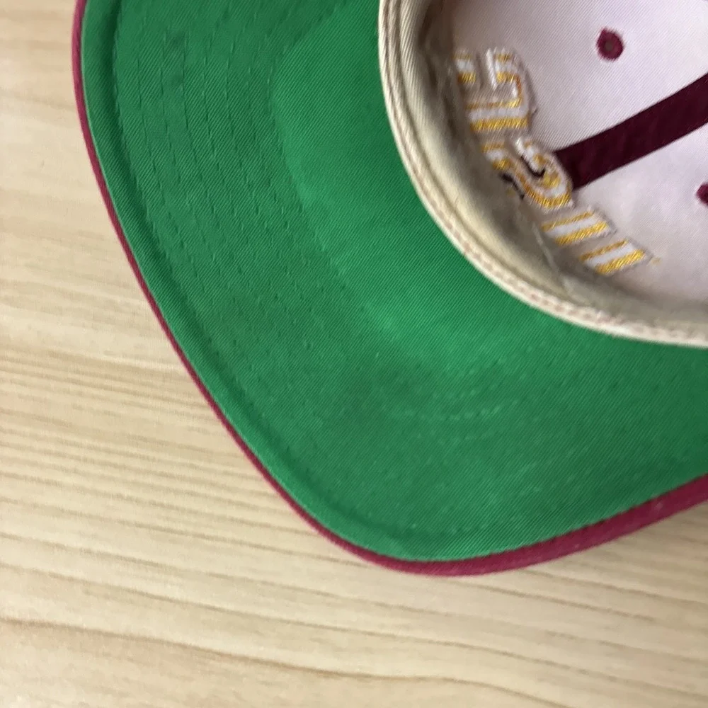 Vintage USC Trojans Hat Cap Snap Back Script NCAA Football American Needle